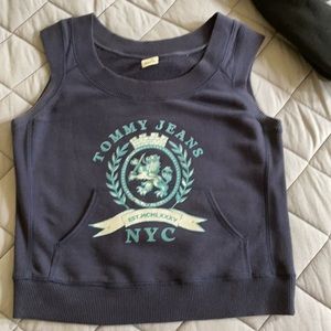 Tommy Hilfiger sleeveless sweatshirt -vintage